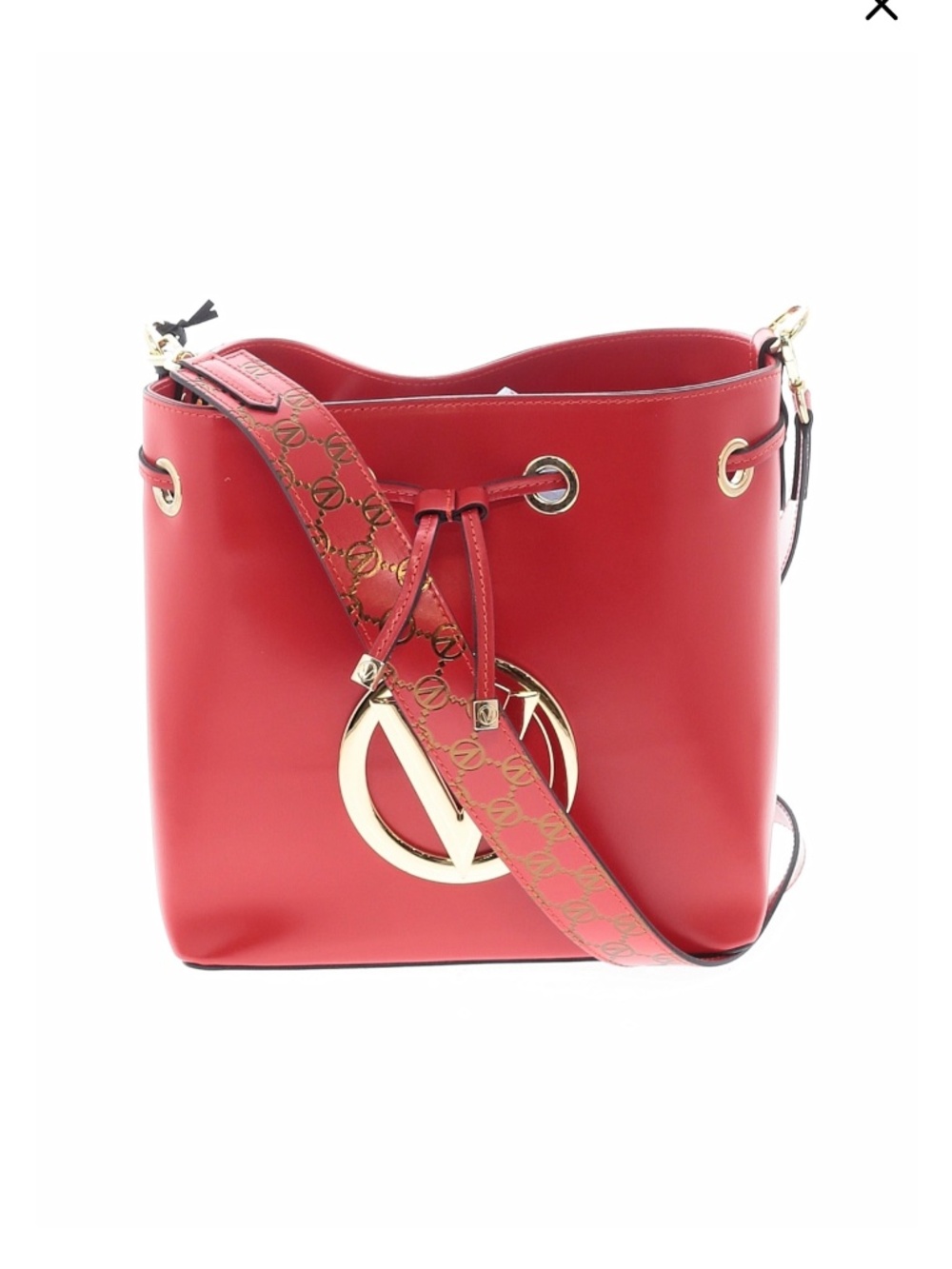 Authentic Mario Valentino Leather bucket bag - Picture 2 of 11
